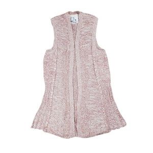 Thistle & Lavender Heathered Pink Flared Duster XL